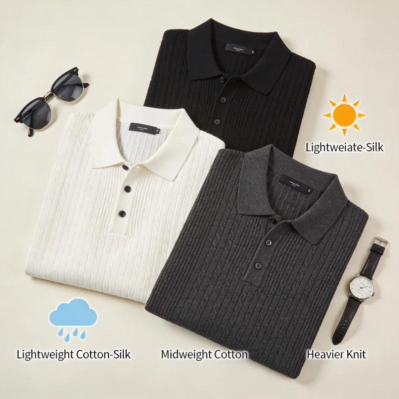 Choosing the Right Fabric Weight for a Knitted Polo in Pakistan’s Climate