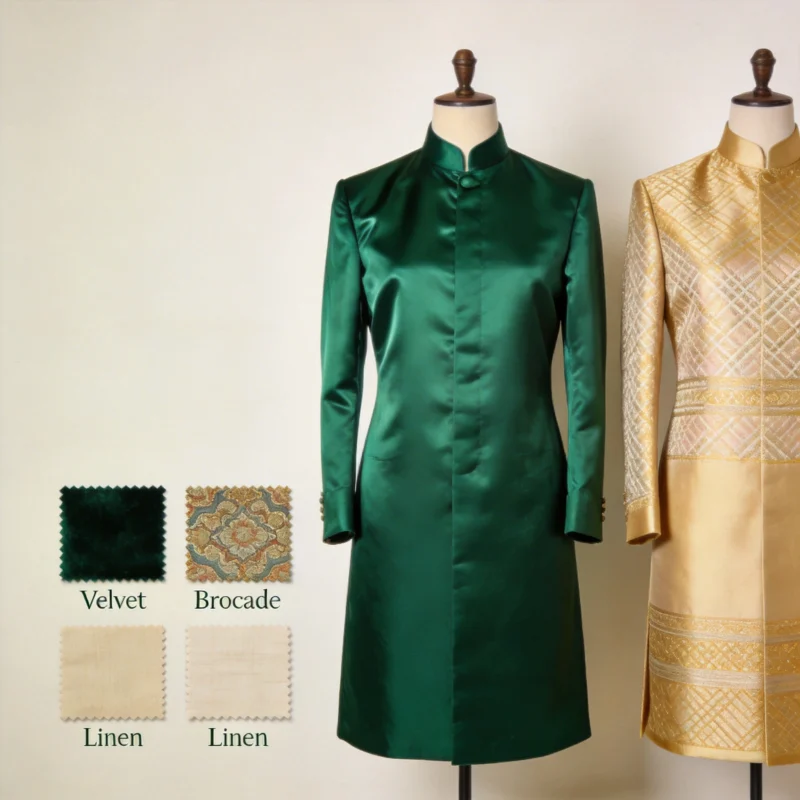 Color and Fabric Guide for Wedding Prince Coat Styles