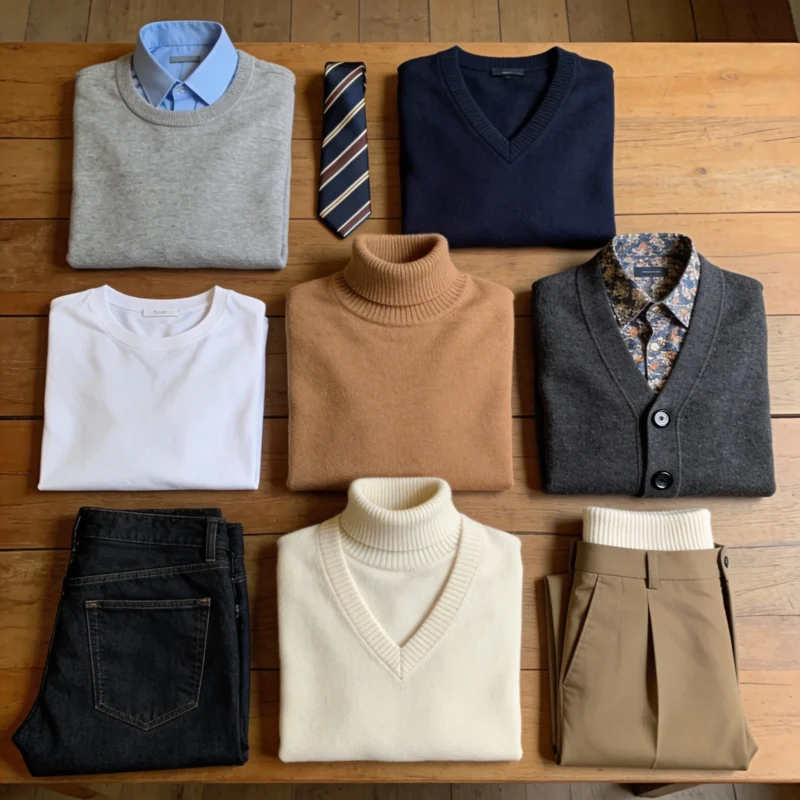 Men’s Sweater Basics: Key Styles and When to Wear Each Sweater