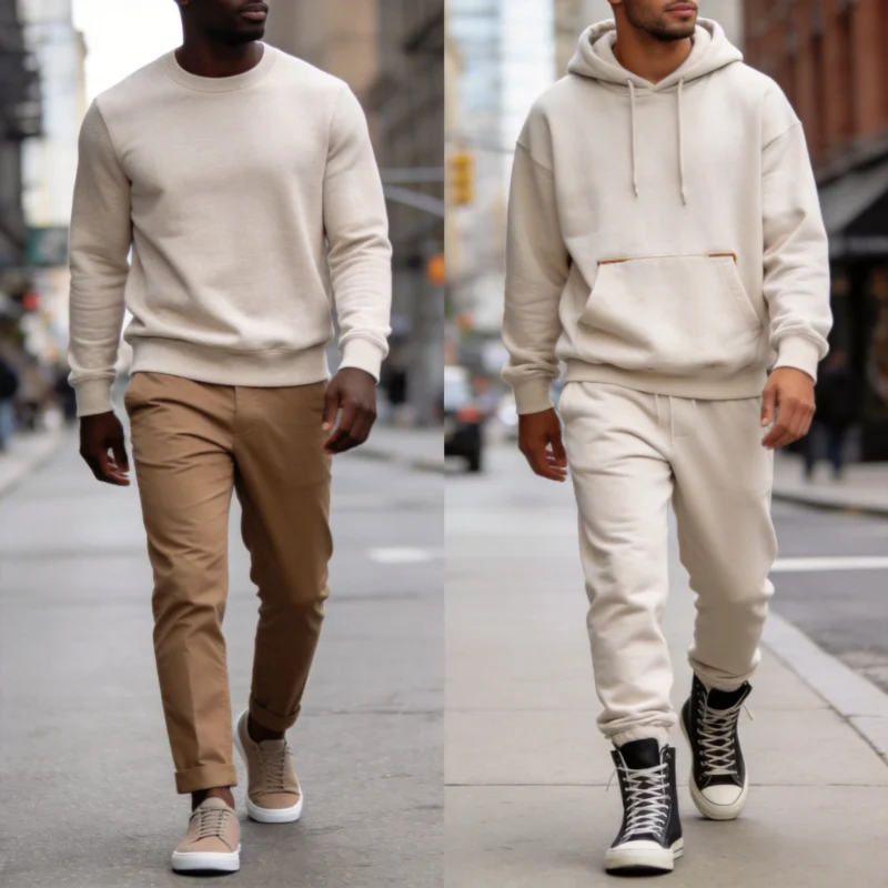 Sweat Shirt vs Hoodie: What Each Piece Is and How Men Wear Them