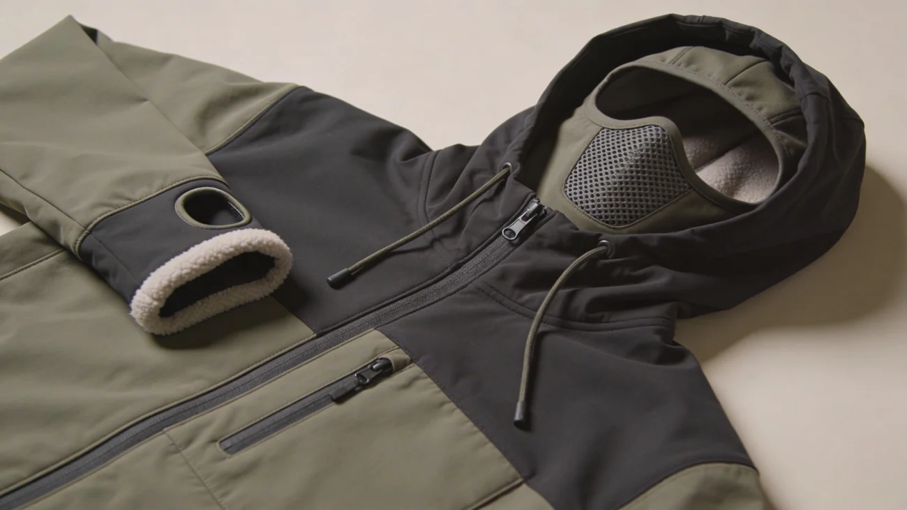 Functional Cold-Weather Layering with a Balaclava Hoodie