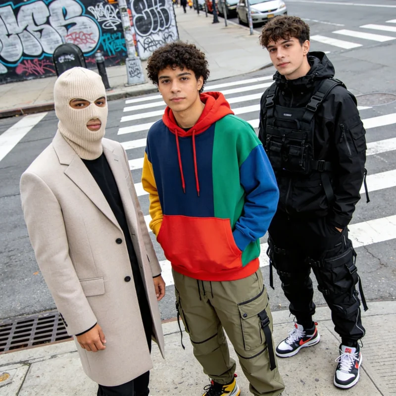 Streetwear Outfit Ideas with a Balaclava Hoodie