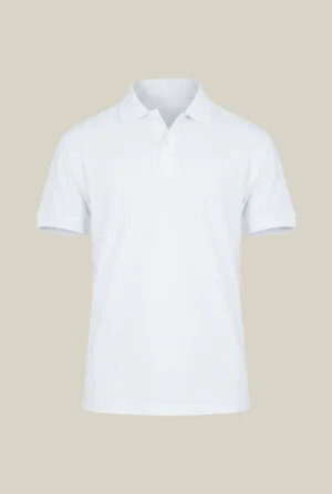 Everyday Micro Pique Polo Shirt White
