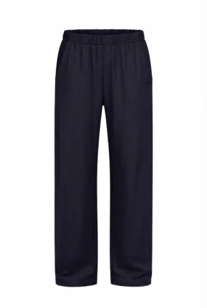 Slub Jersey Summer Trouser Black