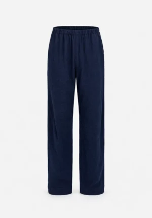 Slub Jersey Summer Trouser Navy