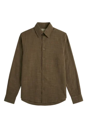 Slub Texture Casual Shirt Barkin