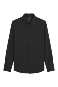 Suede-Touch Classic Shirt Dark Olive
