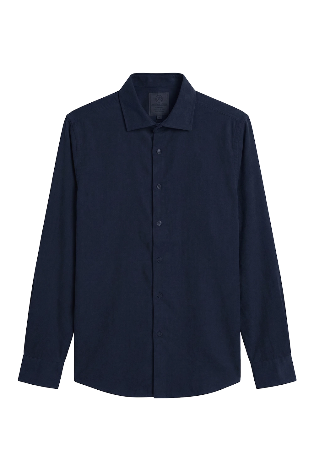 Suede-Touch Classic Shirt Navy Suede-Touch Classic Shirt Navy