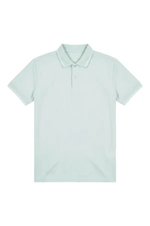 Everyday Micro Pique Polo Shirt Aqua