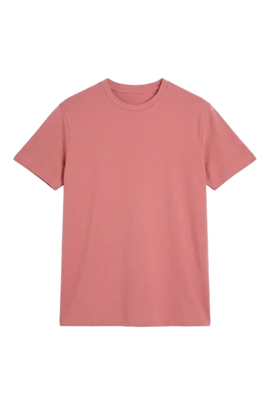 Micro Pique T Shirt Coral