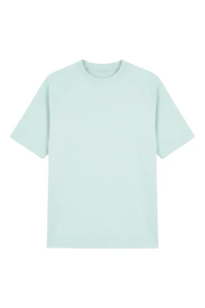 Oversized Raglan T Shirt Aqua