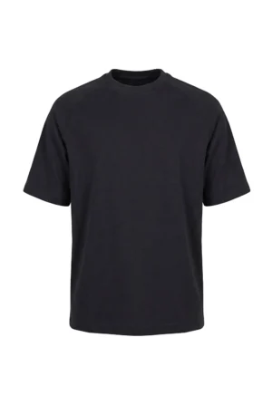 Oversized Raglan T Shirt Black