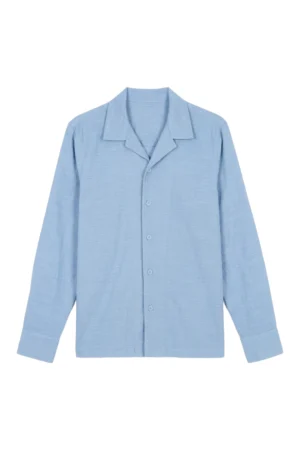 Slub Jersey Camp Collar Shirt Breeze