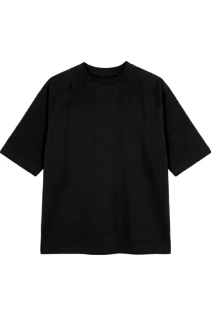 Supima Raglan T Shirt Black